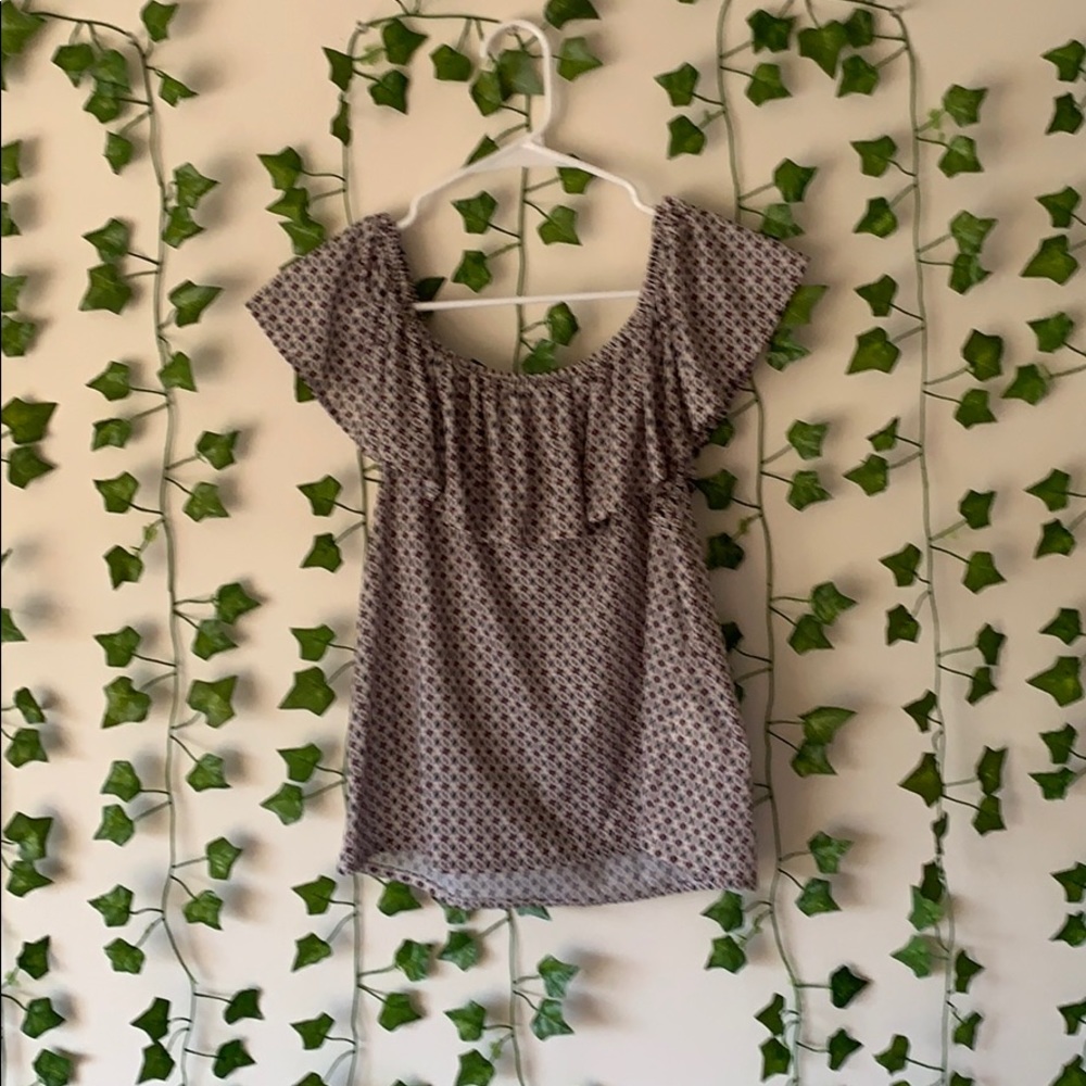 Off the shoulder tee shirt